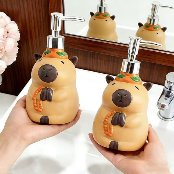 Sæbedispenser Badeværelse Tryk Lotion Dispenser Til Makeup Creme Opbevaring