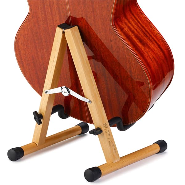 Universell gitarstativ sammenleggbart A-ramme stativ for alle gitarer akustisk