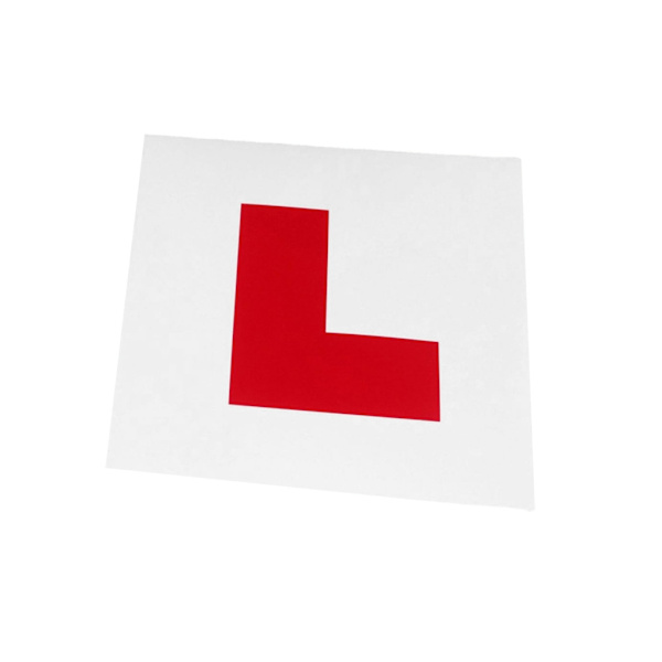 Learner L Plate Nya Driver Stickers Självhäftande avtagbara dekaler Studentskyltar