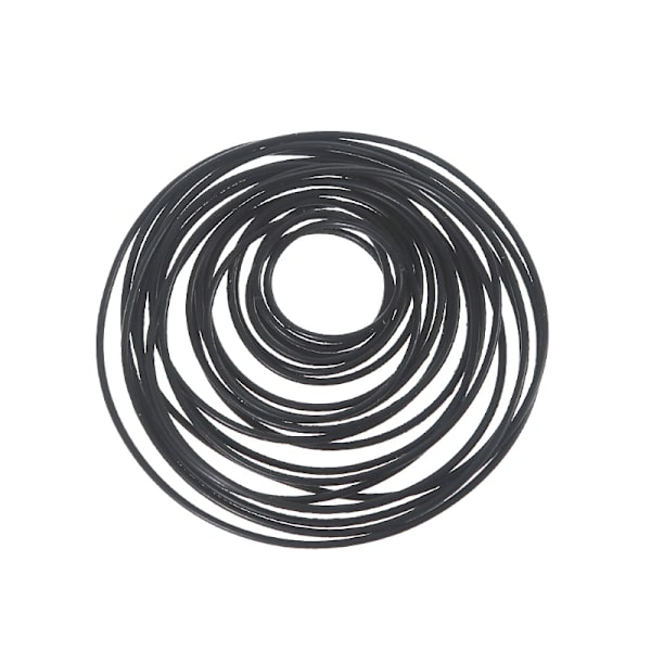 20 st 1 mm gummitransportör växellådsrem Silikonrem DIY-leksaker Långa delar (25-80 mm)