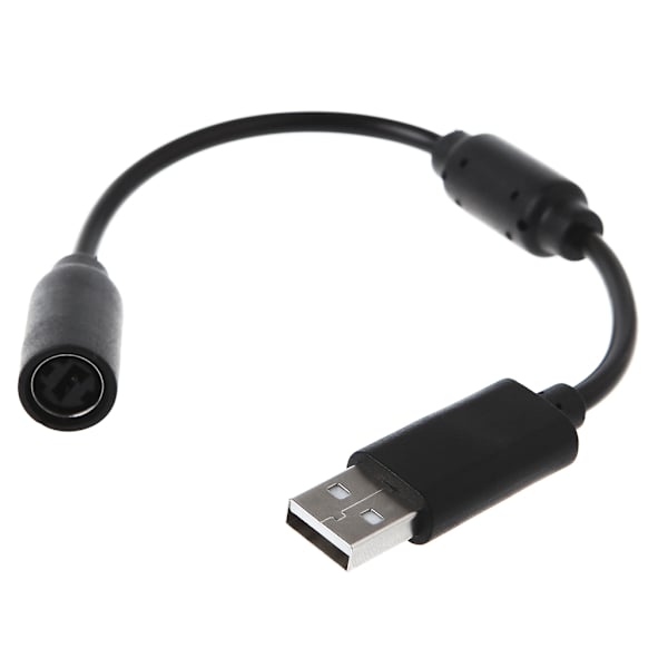 Langallisen ohjaimen erotuskaapelin USB johto Xbox 360:lle Musta Laadukas langallisen ohjaimen USB Breakaway -kaapeli