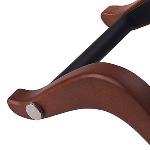 Justerbart Gitarrställ Trä Musikinstrument Display Rack Lätt att Använda