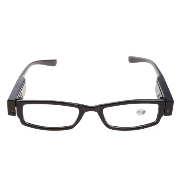 Light UP Multi Strength silmälasit LED lukulasit silmälasien diopteri suurennuslasi
