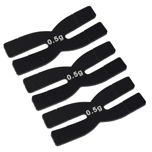3 st Badminton 0,5 g Racket Head Balance Strips H-formad Tennis Racket Vikt Red