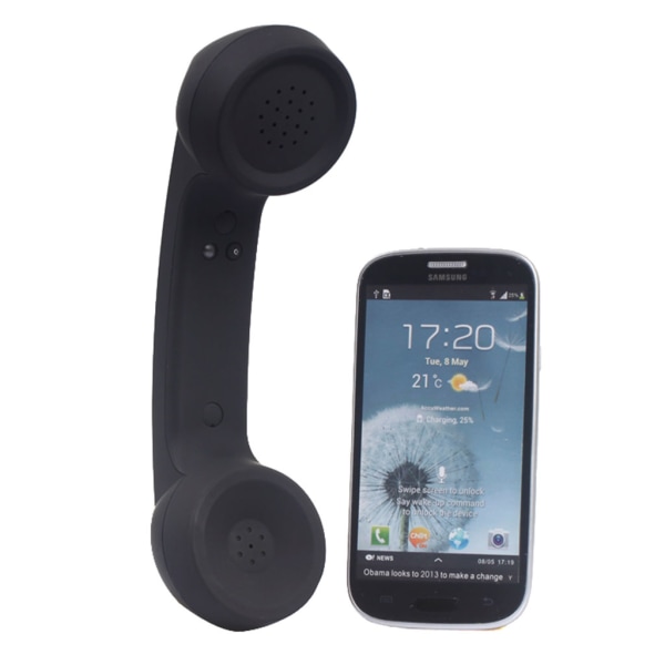 Universal trådlös Bluetooth-kompatibel 2.0 Retro telefonsamtalsmottagare Pink