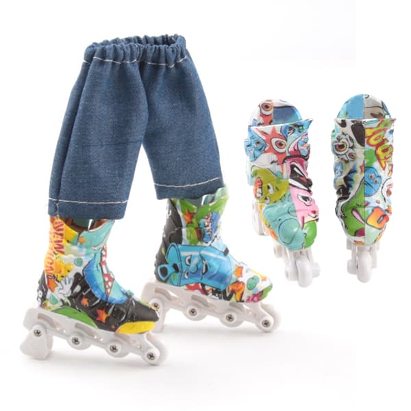Rulleskøyter Fingerboard Sneaker Gave Til Barn Gutter Jenter Interaktiv Leke