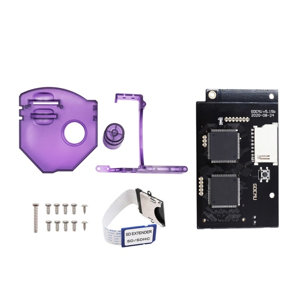 Udskiftning af GDEMU Optical Drive Simulation Board V5.15b Drive Board og Card Mount Kit Extender Adapter