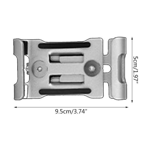 Aluminiumlegering cykeltelefonhållare motorcykelstyre telefonfäste Silver