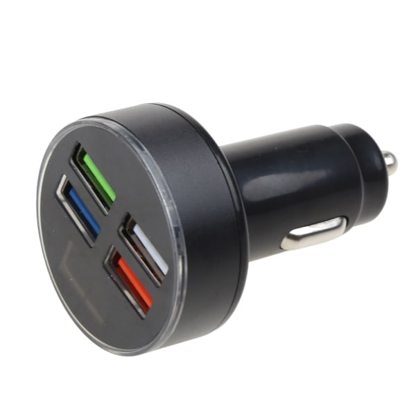 USB Billaddare 3.1A Led Fast Universal 12V/24V Socket Adapter Plug null - 4USB