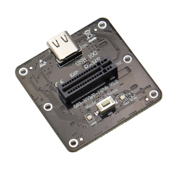 M.2 NVMe Adapter Converter till Type-C USB 3.1 Gen2 Stöd NGFF för 2230-22110