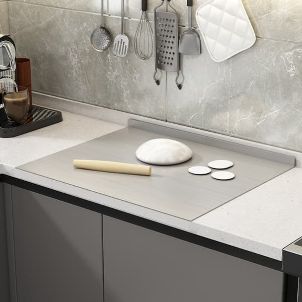 30cm X 30cm rostfri skärbräda med halkfri bas för köket