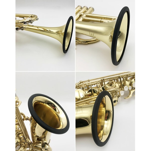 Saxofon Dämpare Skyddsring Ljuddämpare Eliminator Ring Sopran/Alt/Tenor For Alto