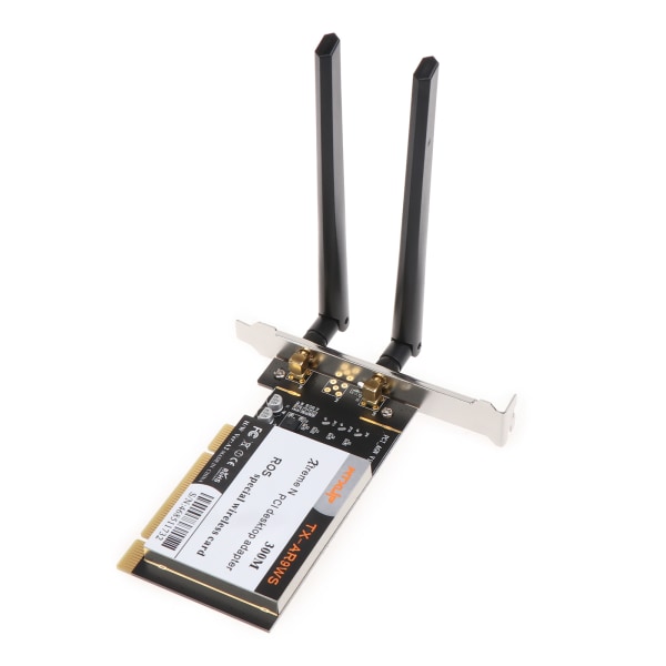 AR9223 PCI 300M WLAN Wifi trådlöst nätverkskort Stationär dator nätverkskort 300M PCI WiFi-adapter