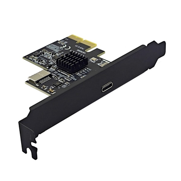 PCIE 2X til USB3.2 Gen2 Type E Type C udvidelseskort til stationær computer