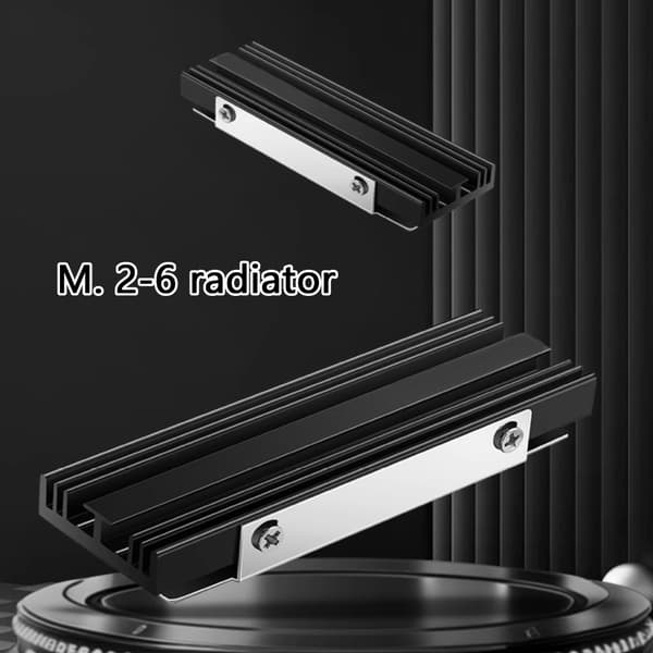M.2 2280 Solid Harddisk Aluminium Køleplade M.2 SSD NVMe Køleplade