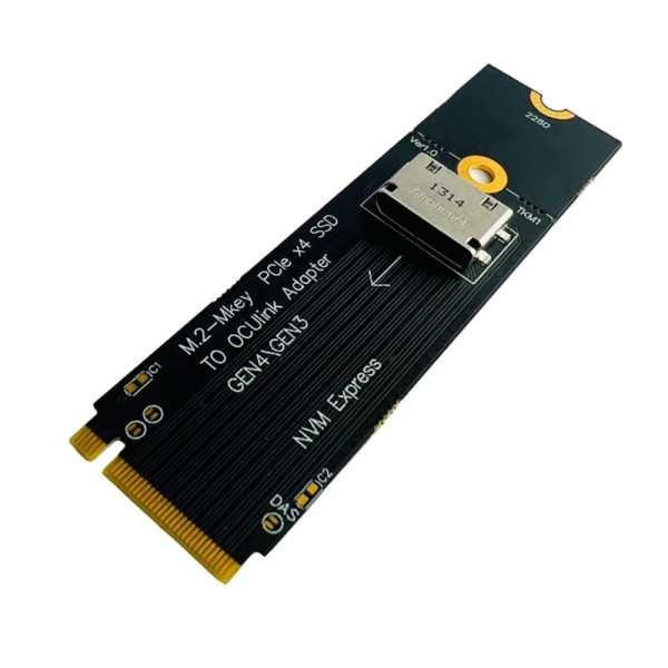 Hovedkort M.2 M-tast NVME til OCUlink SFF 8612 Converter for NVME U.2(SFF 8639)SSD