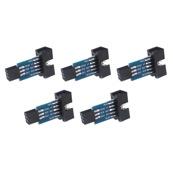 10-pin till 6-pin konverteringskort för AVR ISP-programmerare