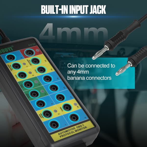 DUOYI Automotive-Obd2 Breakout Box Gränssnittsmonitor Pinout Tester Detektor