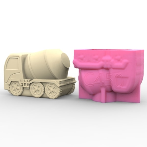 Mud Tanker Pennhållare Form Suckulent Planter Form Decor Making Tool