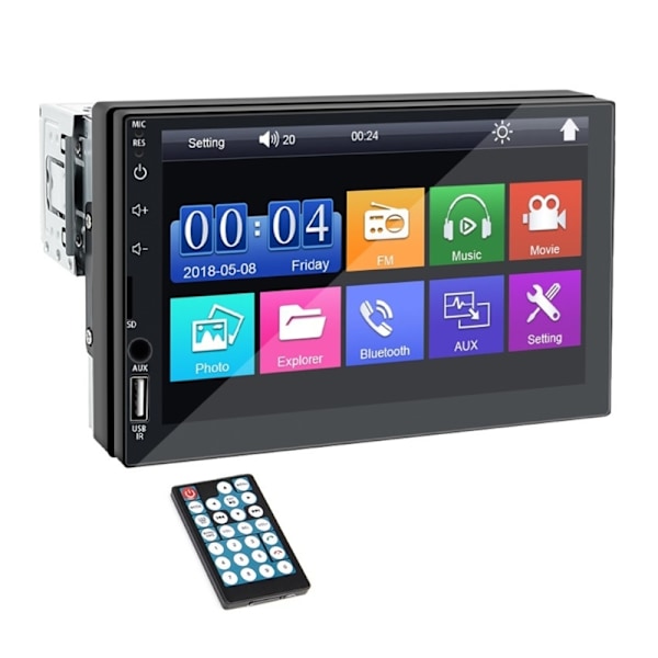 Universal Bluetooth-kompatibel Radio Car 7-tums MP5 Multimedia Player Auto Digital AudioMusic Stereo Receiver Electronics