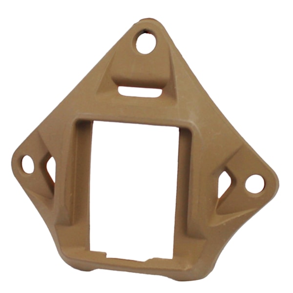Taktisk hjelm NVG montering base shroud, aluminiumlegering montering holder base Mud Color