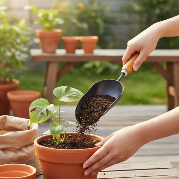 Trädgårdsredskap Kolstål Planteringsspade Planteringsjordsskopor för omplantering