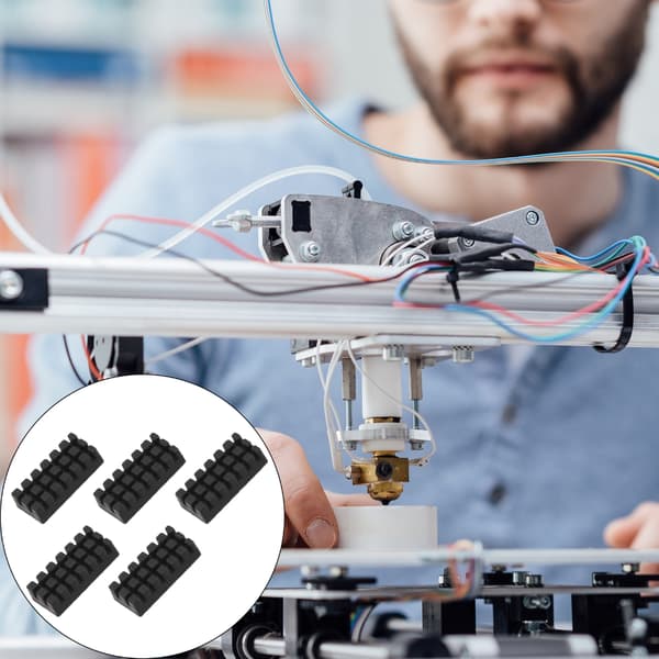 5 st uppgraderad silikonmunstyckstorkare munstycksborste för AD5X Hotend reservdel