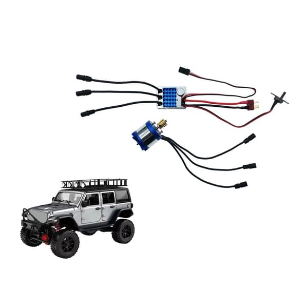 Extern motor 2100KV med AM32 45A ESC modifierade kit för fjärrstyrd bil
