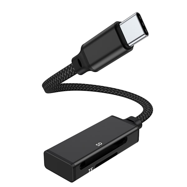 USB Typ C Micro USB -kortläsare Till SDTF-anslutning Minne Kamera Fotoöverföring Adapter För Telefon Stationära datorer Bärbar dator