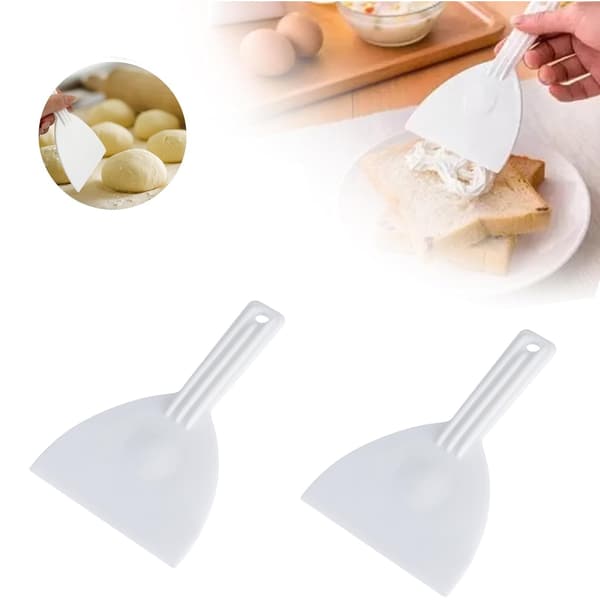 Ergonomisk Håndtak Spatel Deigskrape for Effektiv Baking og Matlaging