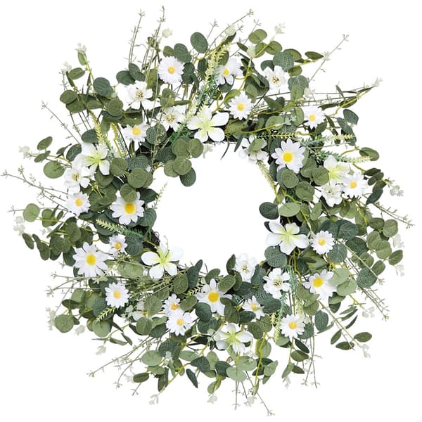 Delikate kunstige tusindfrydguirlander til julebryllupsfødselsdagsfest