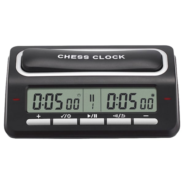 Schackklocka Digital Timer, Digital Display Schacktimer Nedräkning Speltimer