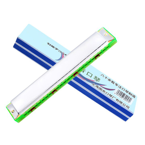 Harmonika for C-dur 24 hull med aksenter C med etui for profesjonelle spillere C