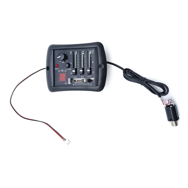 Elektrisk akustisk 3-bands gitarr pickup förförstärkare tuner piezo pickup kit