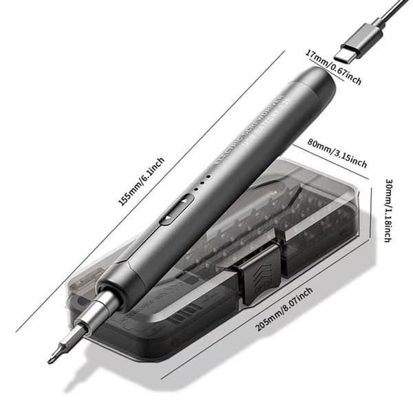 Effektiv USB-drevet skruetrækker med 45 bits til elektronikvedligeholdelse
