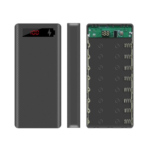 8x18650 Power Bank för Case Extern Batteriladdning Förvaringslåda för skal För Laddning Telefon Bärbar Laddare Batteri fo