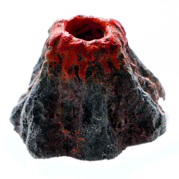 Aquarium Mountain Ornament Bubble Stone kunstig harpiks Volcano Airstone