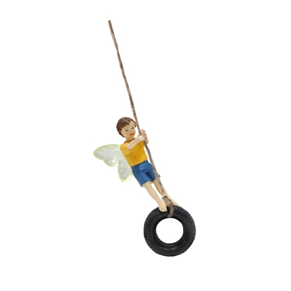 Miniature Fe Figur Udendørs Havepynt