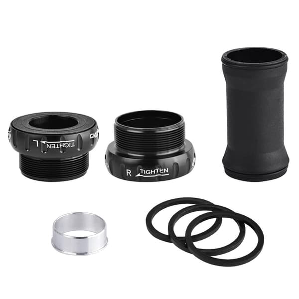 Ydre leje til krankboksleje, line/press-in til Sram 24-22mm 68-73mm ceramic thread red