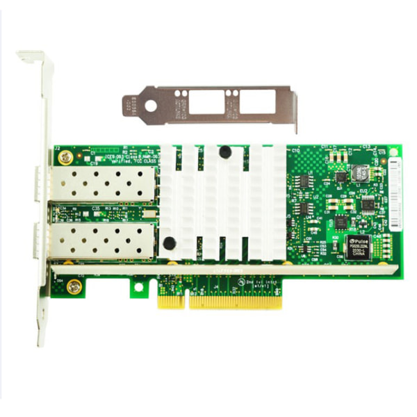 Dual Port PCI-E för Intel 82599 Ethernet för Express PCI-EX8 X520-DA2 Server Nätverkskort Adapter för Windows 8/7 Linux