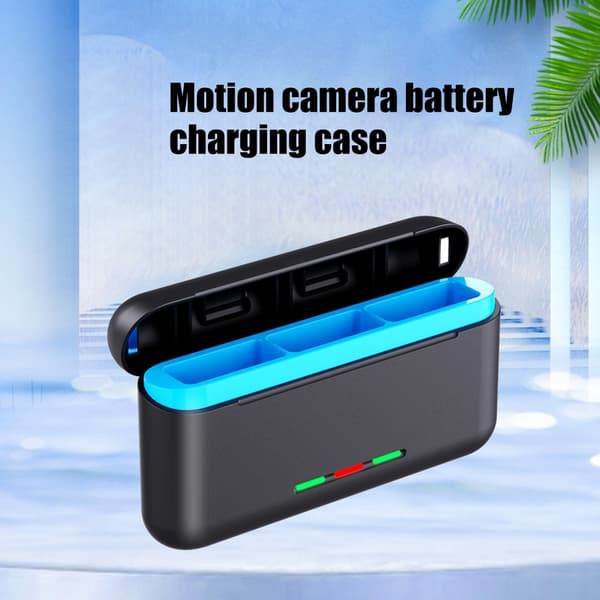Rejse Batterioplader Holder Boks Til Action Kamera Batterier Opbevaring