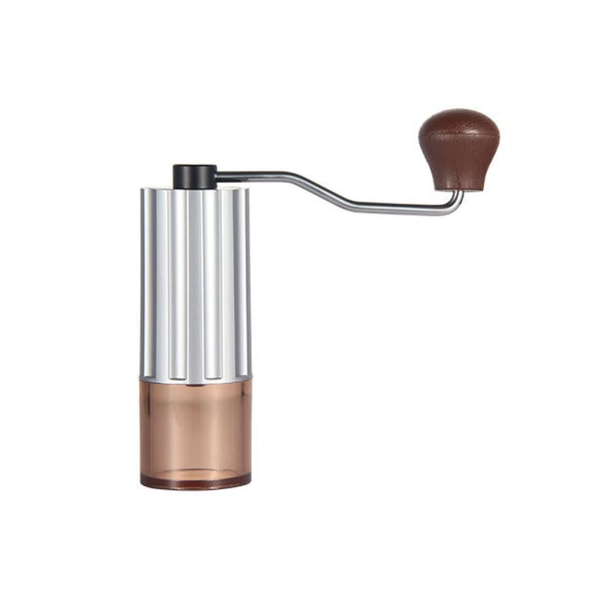 Manuell kaffekvarn Kaffeverktyg i rostfritt stål för droppkaffeespresso Silver