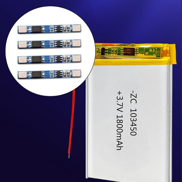 1S 3.7V 18650 Batteribeskyttelsesmodul for Litiumcelle Batterilading