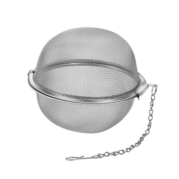 Rostfritt stål Te Infuser Sphere Locking Spice Tea Ball Sil Mesh Filter