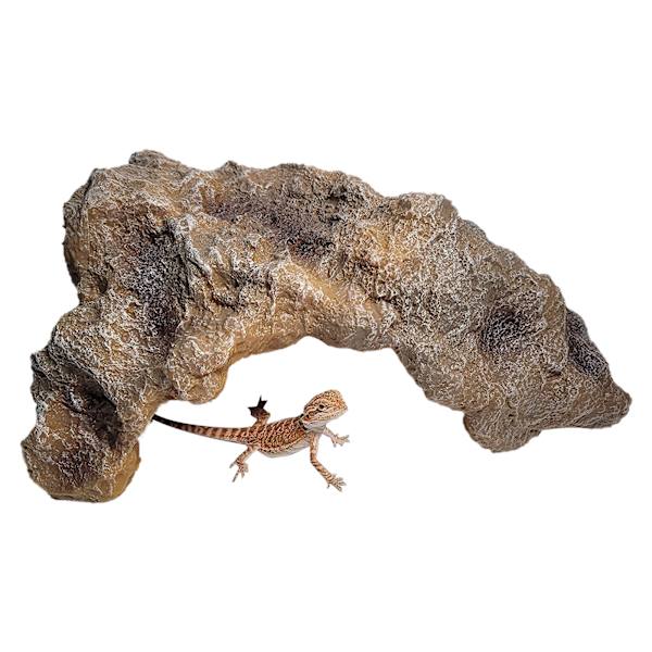 Fisk skjuler Rock Cave Krybdyr Skjul Habitat dekorationer til Turtle Lizard Snake