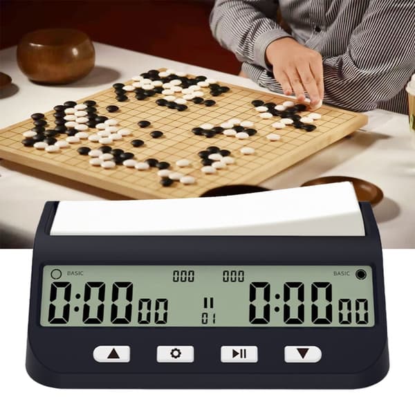 Skak Ur Digital Timer, Digital Display Skak Timer Nedtællingsspil Timer