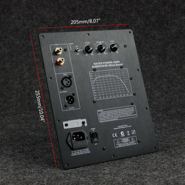 200W 4-8Ω Digital Power Amplifier Board Subwooferförstärkare för hemmabio null - US