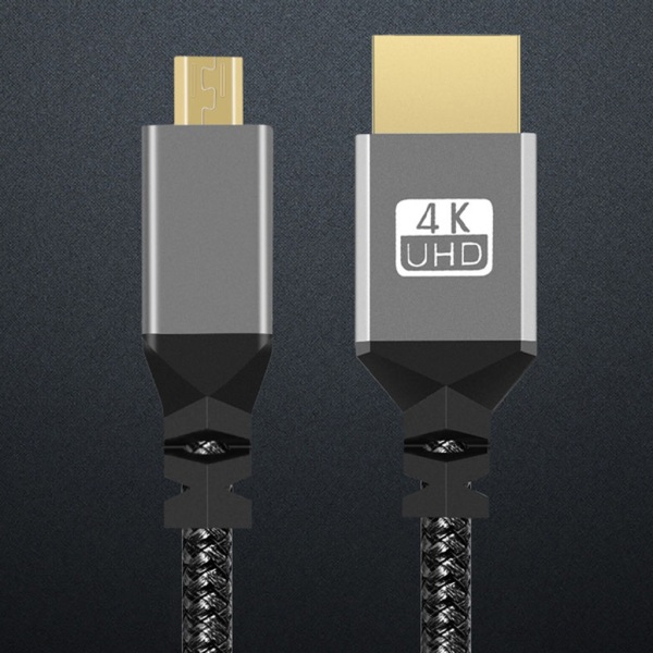 4K HDMI-kompatibel kabel Ultra High Speed ​​HDMI-kompatibel 2.1-kabel 4K 60Hz Stöd ARC eARC 1ms 12bitar null - C 1.5m