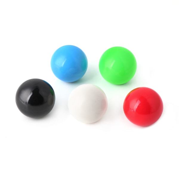 35 mm rund plätering toppkula för huvud för ZIPPY Joystick Arcade Rocker Ball för huvud för Pandora spelkonsol White