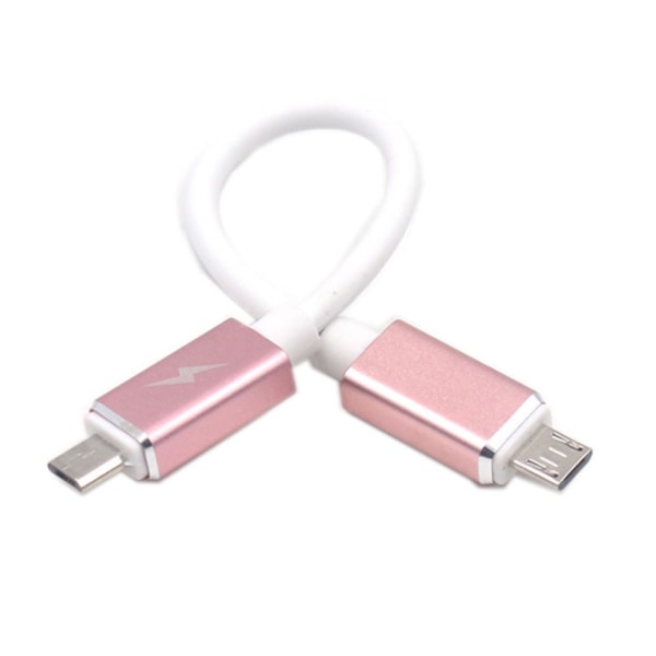 Micro USB - Micro USB OTG -kaapeli uros-uros liitinjohto puhelintablettien kameran lataamiseen